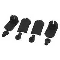 Shock Shaft Guards For Traxxas 1/10th Scale Shocks - Black