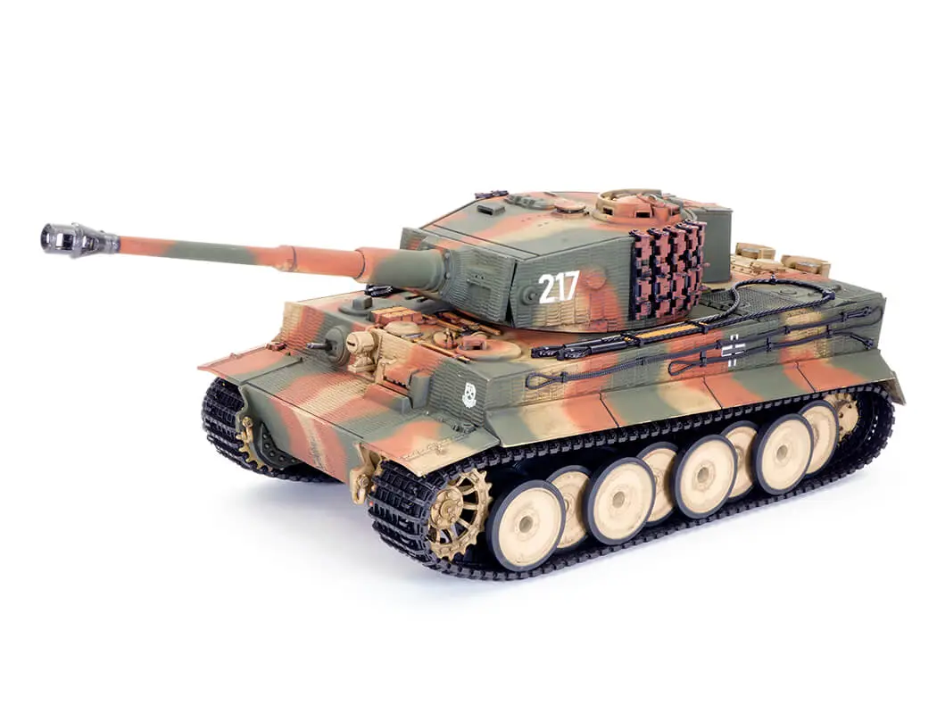 Taigen 1:24 Tiger 1 IR Battle Tank Middle Version - Camo