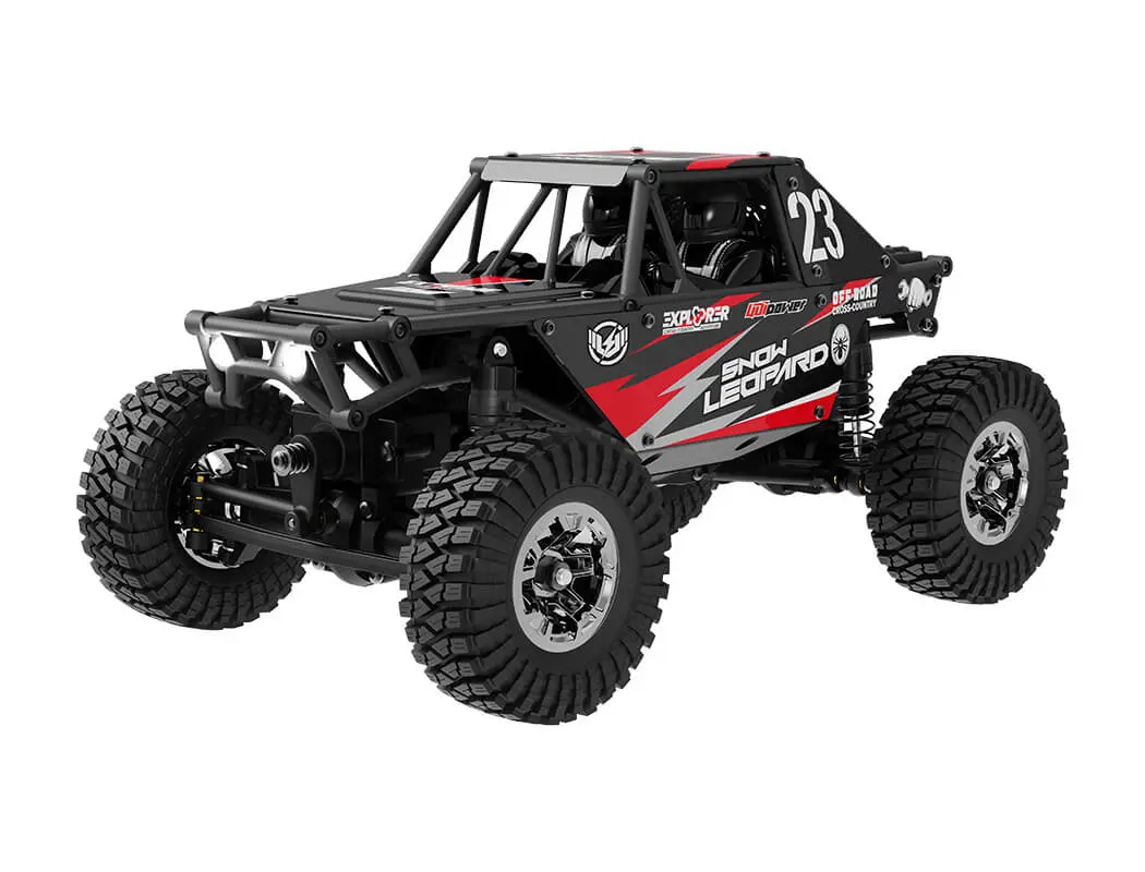 UDI RC UCX24 Snow Leopard 1/24 Crawler RTR Brushless 4WS Black
