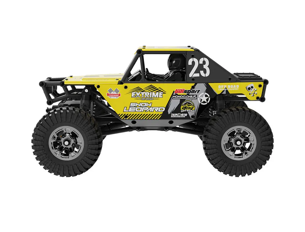 UDI RC UCX24 Snow Leopard 1/24 Crawler RTR Brushed - Yellow