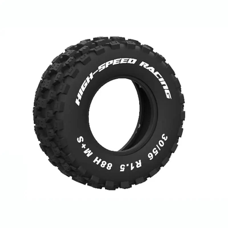 UDI RC Rubber Tyre & Insert (Pr)